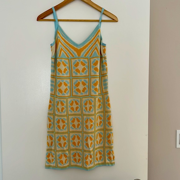 Knit spring or summer top or dress beautiful knitting work. Never wore, NEW. - Picture 5 of 5